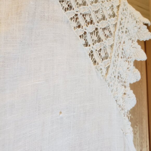 Linen and Cotton Sleeveless Top by Sunflower made in Italy - Picture 8 of 8